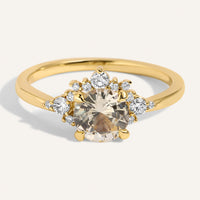 Sapphire Snowflake Ring