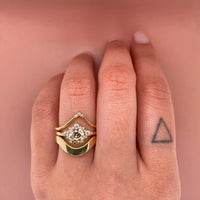 esme-band-v-shape-band-with-three-si-diamonds,miranda-band-curved-all-metal-contour