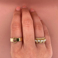 mckenna-band-knife-edge-band-two-side-row-diamonds,marisol-band-alternating-baguette-and-round-diamond-half-band,ruby-and-diamond-half-band-ring