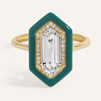 Teal Yadira Ring