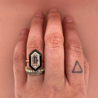 super-em-band-princess-cut-diamonds-half-band,rhodium-champagne-diamond-half-band