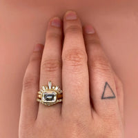 large-dan-band-baguette-diamond-contour-wedding-band,maxine-band-shared-prongs-round-brilliant-diamonds-half-contour-band