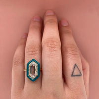 Teal Yadira Ring
