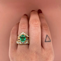 baguette-round-diamond-large-contour-band,zoe-band-classical-round-half-diamond-band,marisol-band-alternating-baguette-and-round-diamond-half-band