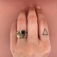 zoe-band-classical-round-half-diamond-band,aja-band-bezel-set-baguette-half-band