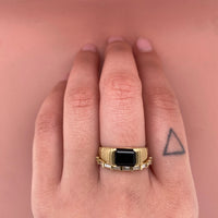 large-half-dicha-baguette-diamond-wedding-stackable-band