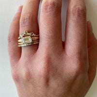 charlotte-band,milgrain-band,half-petite-diamond-baguette-band