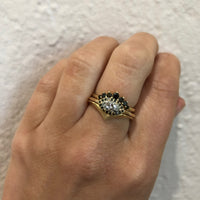 black-diamond-celine-band,trea-ring-v-shaped-matte-signet-ring