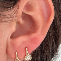 Large Hex Earrings