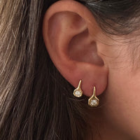 Large Hex Earrings