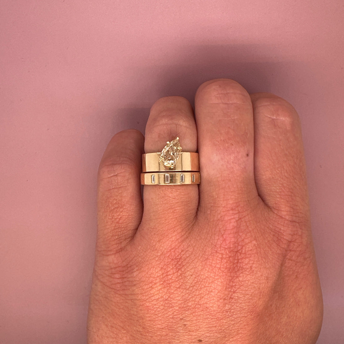 Polished Pear Maribel Ring